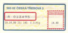 Czech Rep. / APOST (2000) 560 02 CESKA TREBOVA 2 (A01135) - Other & Unclassified