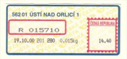 Czech Rep. / APOST (2000) 562 01 USTI NAD ORLICI 1 (A01142) - Other & Unclassified