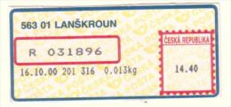 Czech Rep. / APOST (2000) 563 01 LANSKROUN (A01148) - Other & Unclassified