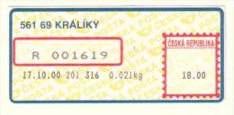 Czech Rep. / APOST (2000) 561 69 KRALIKY (A01151) - Other & Unclassified