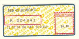 Czech Rep. / APOST (2000) 569 43 JEVICKO (A01158) - Other & Unclassified