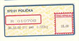 Czech Rep. / APOST (2000) 572 01 POLICKA (A01168) - Other & Unclassified