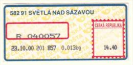 Czech Rep. / APOST (2000) 582 91 SVETLA NAD SAZAVOU (A01170) - Other & Unclassified
