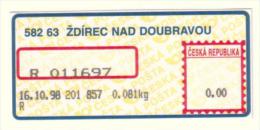 Czech Rep. / APOST (1998) 582 63 ZDIREC NAD DOUBRAVOU (A01181) - Other & Unclassified