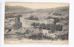 Delcampe - CPA 26 - NYONS - Vue Générale Prise De Notre-Dame De Bon Secours - TB PLAN D'un Quartier De La Ville + TB Oblitération - Nyons