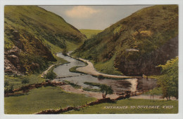 Europe Great Britain United Kingdom England Dovedale Valley River Stamp Post Card Postkarte Karte Carte Postale POSTCARD - Autres & Non Classés
