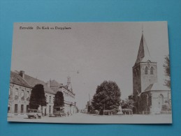 De Kerk En Dorpplaats ERTVELDE ( REPRO Copie / Copy ) - Anno 19?? ( Zie Foto Voor Details ) !! - Evergem