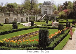 Sunken French Gardens, The Elms, Bellevue Avenue, Newport, Rhode Island - Hopf 151 Unused - Newport