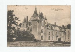 Cp , Château De MAUREPART , ANJOU , Publicité : Amy Frères , Saumur , Voyagée 1925 - Other & Unclassified