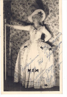 Photo Pub De Odette GAIRFORD à MILLAU 12 En 1946 Avec Dédicace FAUST OPERA Artiste Chanteuse Actrice à N LE BERTRE - Signed Photographs