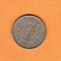 BELGIUM   5 FRANCS (DUTCH) 1971 (KM # 135.1) - 5 Francs