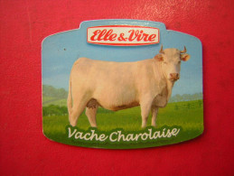 MAGNET VACHE CHAROLAISE  ELLE & VIRE - Magnets