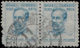 Brésil 1941. ~ YT 393 Paire - Marechal Pexoto - Oblitérés