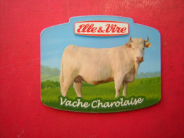 MAGNET VACHE CHAROLAISE  ELLE & VIRE - Magnets