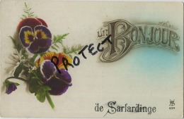 Sarlardinge ( Geeraardsbergen )  :  Un Bonjour ( Geschreven Met Zegel ) - Geraardsbergen