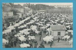 CPA Métier Maquignons Marché Aux Bestiaux Foire De Mars CHATILLON-EN-BAZOIS 58 - Chatillon En Bazois