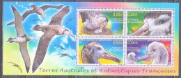 TAAF - FRENCH ANTARCTIC - Birds - MNH SOUVENIR SHEET - Unused Stamps