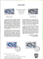 TAAF - FDC Sur Document 1985 - YT Poste N°113 Et 114 - BIOMASS - 01.01.1985 KERGUELEN - FDC