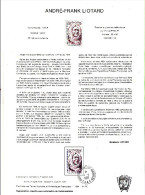 TAAF - FDC Sur Document 1985 - YT Poste N°111 - André-Franck LIOTARD - 01.01.1985 KERGUELEN - FDC