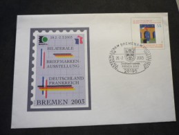 Briefmarken -Austellung 28/02/2003 Bremen - Covers - Used