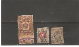 RUSSIE  TIMBRES DIVERS - Fiscali