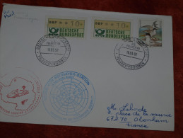 Allemagne Base De Neumayer  Cachet Postal Du POLARSTERN 16 3 1992 - Bases Antarctiques