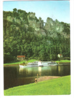 Deutschland - Bastei Mit Luxusmotorschiff - Nice Stamp - Bastei (sächs. Schweiz)