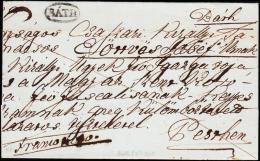 1845. BATH December 1845. + PESTH 26 DC Interesting Cover.  (Michel: ) - JF190462 - ...-1867 Vorphilatelie