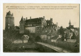 Ref 197 - CHÂTEAUGIRON - Le Château Et L'église (1917) - Châteaugiron