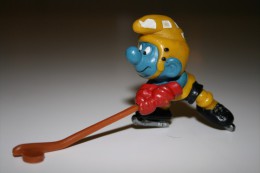 Smurfs Nr 20032#2 - *** - Stroumph - Smurf - Schleich - Peyo - Ice-hockey - Schtroumpfs