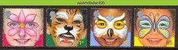 Nbd0331 HOPES FOR THE FUTURE CHILDREN MASKS BIRDS BUTTERFLIES CAT FLOWER GREAT BRITAIN 2001 PF/MNH - Unused Stamps