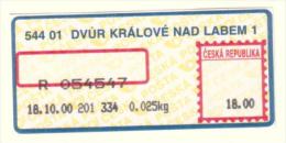 Czech Rep. / APOST (2000) 544 01 DVUR KRALOVE NAD LABEM 1 (A01204) - Other & Unclassified