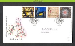 Nbd0339b GELOOF CATHEDRAL MILLENNIUM SPIRIT AND FAITH GEIST UND GLAUBE GREAT BRITAIN 2000 FDC - 1991-2000 Dezimalausgaben