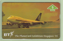 UK - BT General - 1995 Singapore Airlines - 5u Boeing B747-400 - BTG563 - Mint - BT Emissioni Generali