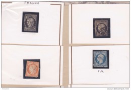 FRANCE  TIMBRES GENERALEMENT AVEC DEFAUTS (TAAF ET CARNET 1958 BON ETAT)  A ETUDIER - Collezioni