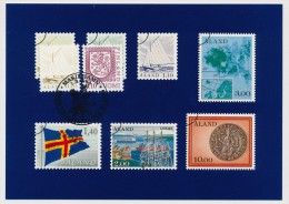 ALAND - 2 Cartes Maximum - Fantaisies Philatéliques... Timbres Concordants Sur Cartes 1984 - Ålandinseln