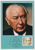 ALLEMAGNE - 5 Cartes Maximum "Bundespräsidenten" - Présidents De La République - 1982 - Autres & Non Classés