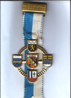 RARE!!- Médaille Avec Blason, Cinq Villes D´Allemagne 1975 - 2.scans - Autres & Non Classés