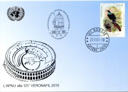 ONU Genève 2015 - Blue Card VERONAFIL 27-29 Novembre 2015 - Maximumkaarten