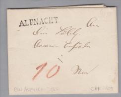 Heimat OW Alpnacht 1855-01-10 Lang-O BOM Nach Stans - Covers & Documents