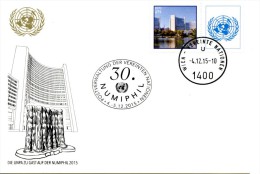 ONU Vienne 2015  - White Card NUMIPHIL 4-5.12.2015 - Cartes-maximum