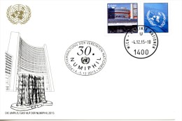 ONU Vienne 2015  - White Card NUMIPHIL 4-5.12.2015 - Cartes-maximum