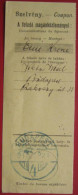 Budapest - Empfangsabschnitt Von Postanweisung / Szelveny Postai Földo-veveny 1918 - Poststempel (Marcophilie)