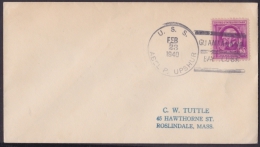 NA-46 CUBA. 1940. GUANTANAMO MILITAR STATION. SHIP USS ABEL P UPSHUR COVER TO US - Lettres & Documents