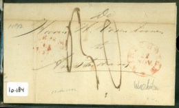 POSTHISTORIE * BRIEFOMSLAG Uit 1842 Van RONDSTEMPEL  WINSCHOTEN Naar AMSTERDAM  (10.184) - Covers & Documents