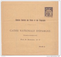 FRANCE  RARE PNEUMATIQUE CAISSE D'EPARGNE - Pneumatiques