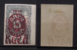 Jugoslawien 1920 Scott.Nr.4LB2 Volksabstimmung Ost Ungebraucht Kleine Falzrest  (M200) - Unused Stamps