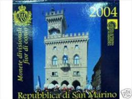 San Marino (Saint Marin) 2004 : Coffret BU Des 9 Pièces (1c à 5€) - San Marino