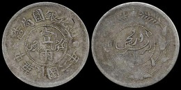 Cina - Provincia Di Sinkiang. Sar (Tael) AN. 6 (1917), Argento (39 Mm - 35.58 G.), Y. 45. Qualità: MB. - Cina