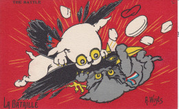 Illustrateur WUYTS A., Chie, Chat Corbeau, La Bataille,  Editeur Picot 107 - Wuyts